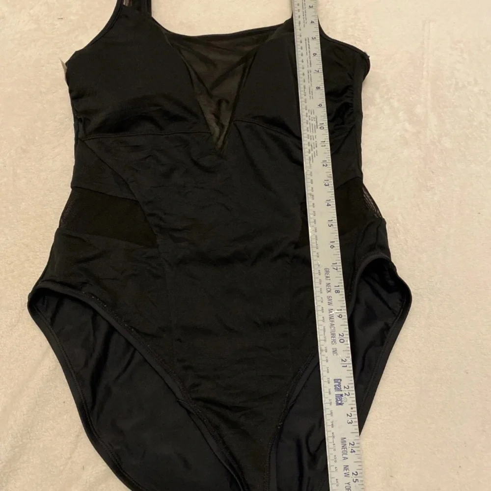 Black Mesh Panel One Piece